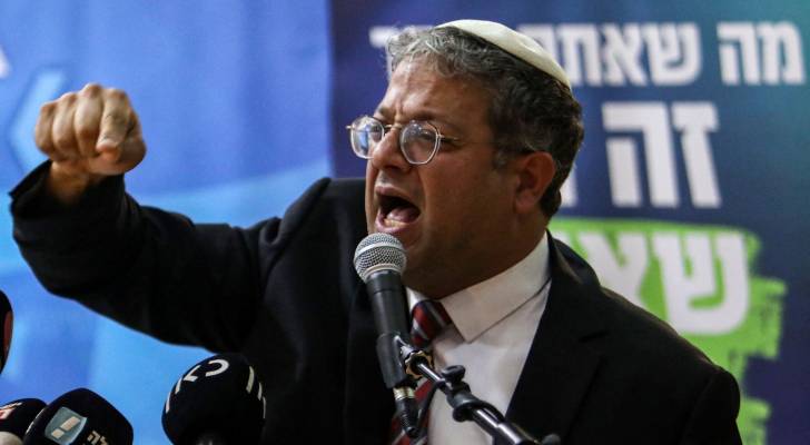 بن غفير يدعو لقصف مخازن الغذاء والكهرباء في قطاع غزة