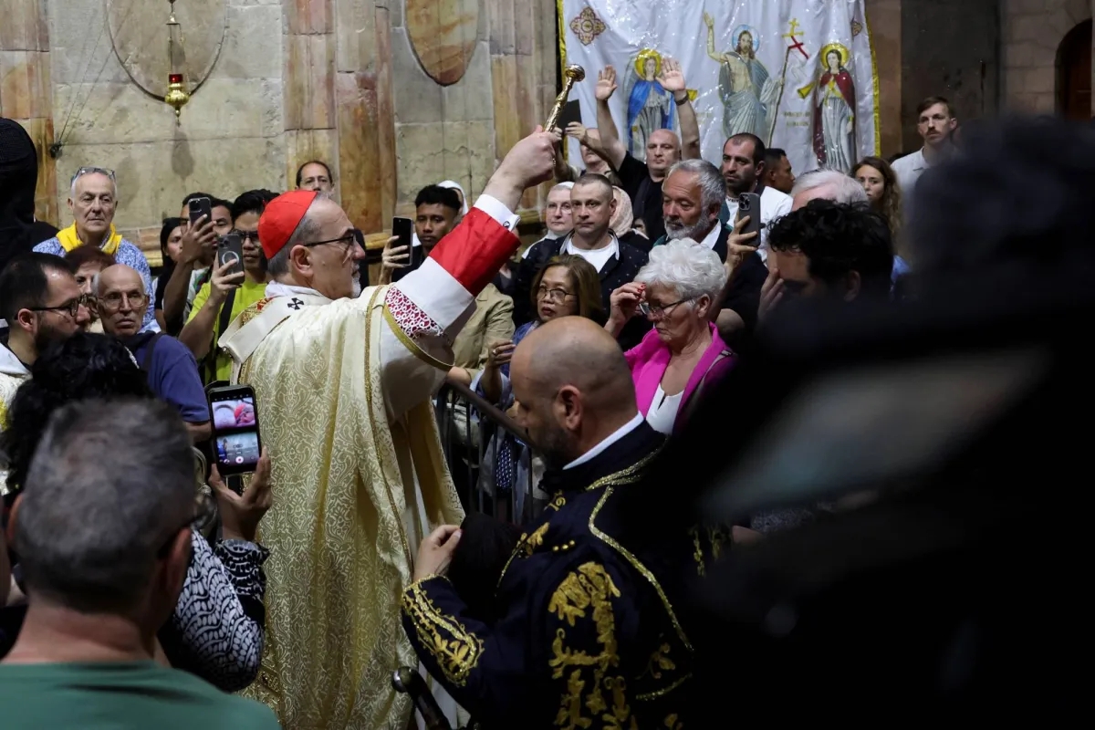 المسيحيون في الأراضي الفلسطينية يحتفلون بعيد الفصح وسط أجواء حزينة في ظل استمرار الحرب