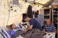 طواقم المستشفى الميداني الأردني جنوب غزة6 تباشر أعمالها