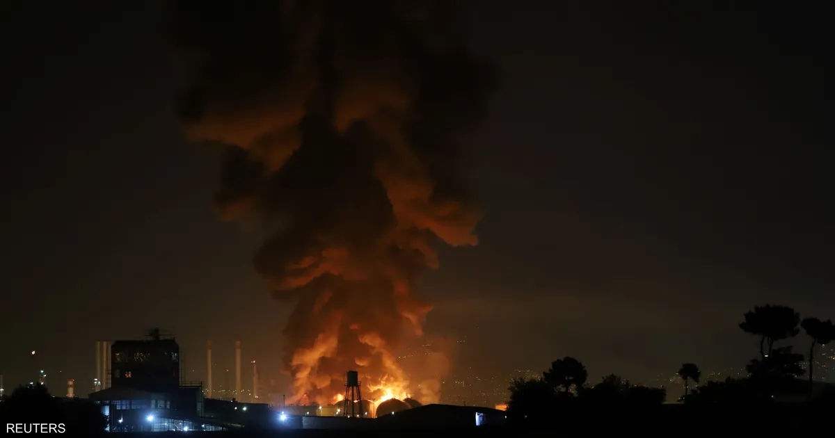 انفجار ضخم في محطة للطاقة بمدينة كراج الإيرانية