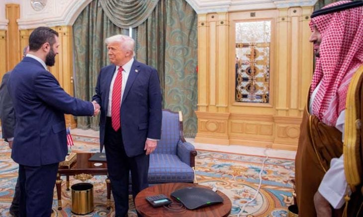 ترامب يلتقي الشرع  فيديو