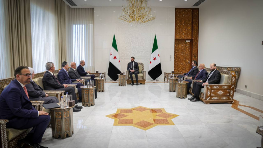 الشرع يثمن دعم الملك لسوريا في هذه المرحلة ووقوف الأردن إلى جانب بلاده