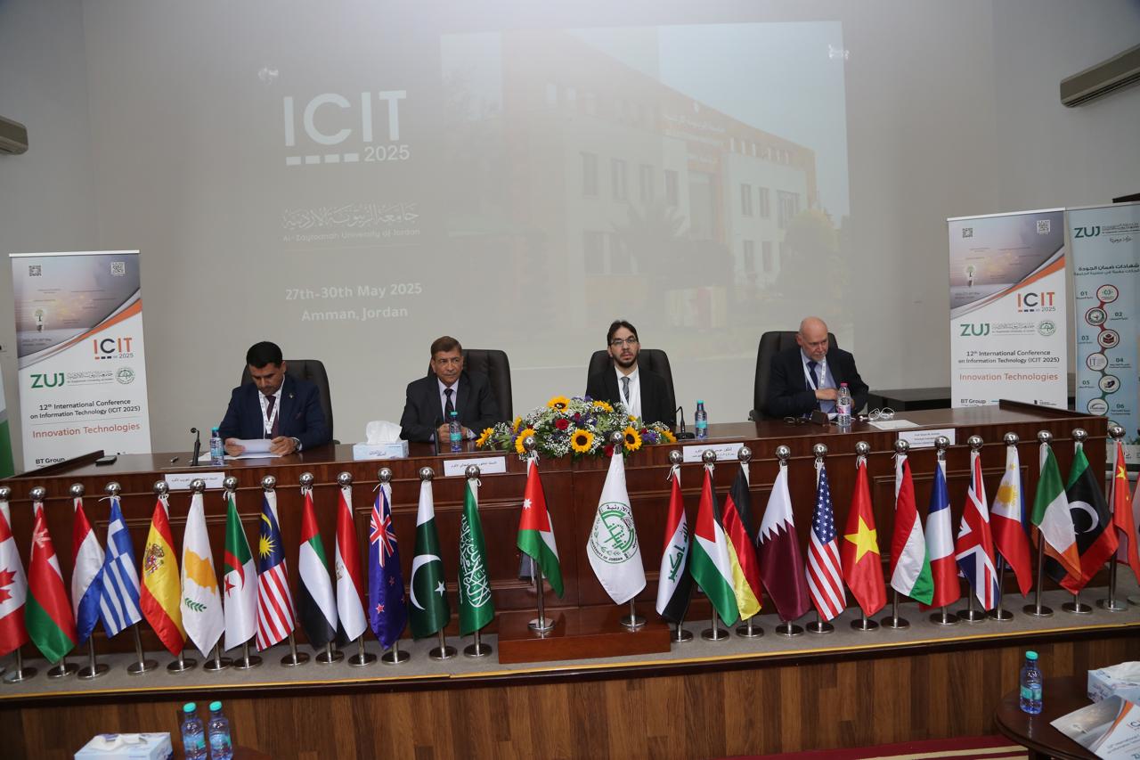 انطلاق أعمال المؤتمر العلمي الدولي الثاني عشر لكلية العلوم وتكنولوجيا المعلومات في جامعة الزيتونة الأردنية