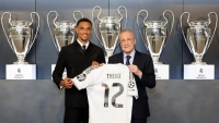 أرنولد يغير اسمه ويتحدث بالإسبانية خلال تقديمه لاعباً لريال مدريد