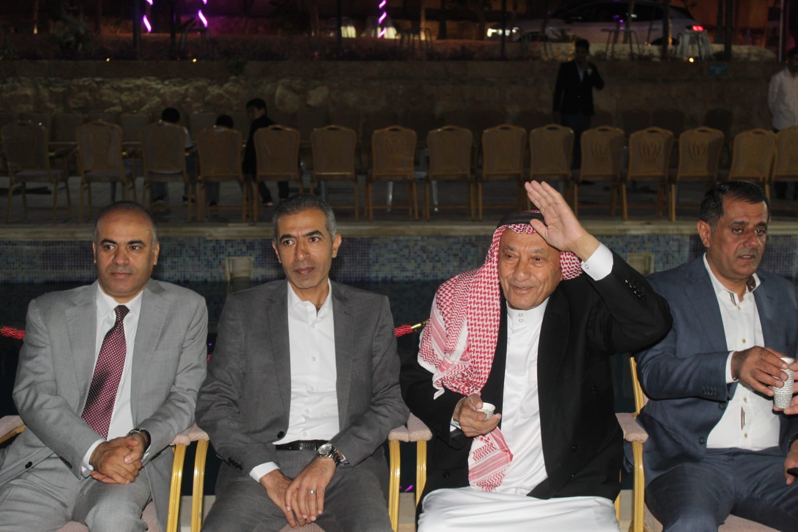 حفل استقبال بمناسبة تخرج المقدم نوح القلاب في العالوك.. صور