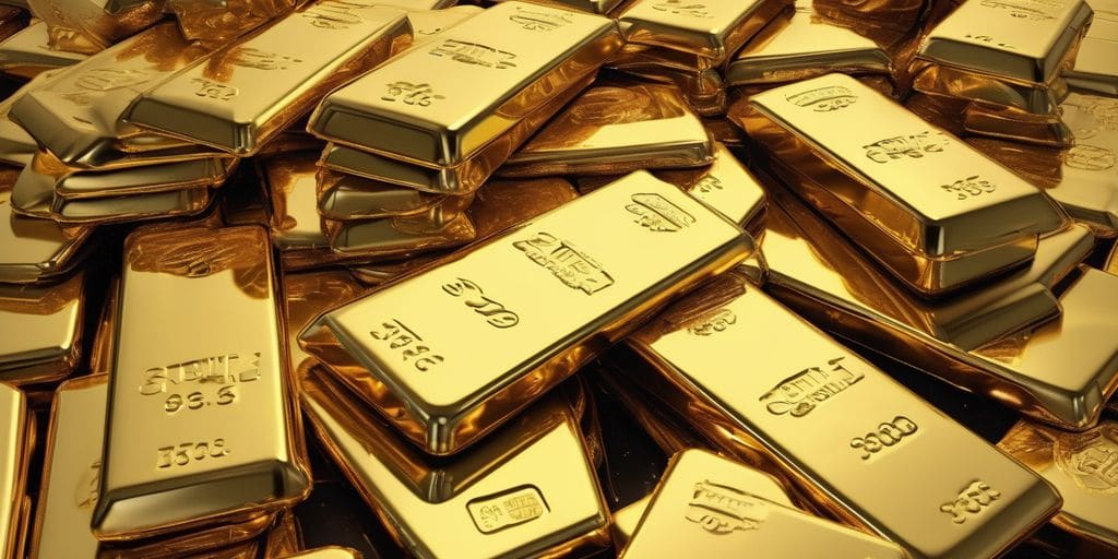 الذهب يتراجع بأكثر من 1 وسط تفاؤل بشأن التجارة