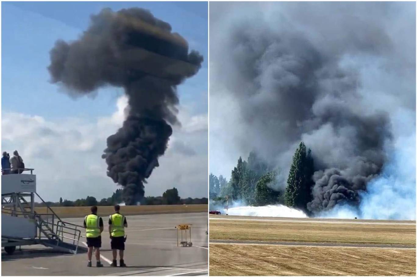 إغلاق مطار لندن ساوثيند وإلغاء جميع الرحلات بعد تحطم طائرة صغيرة