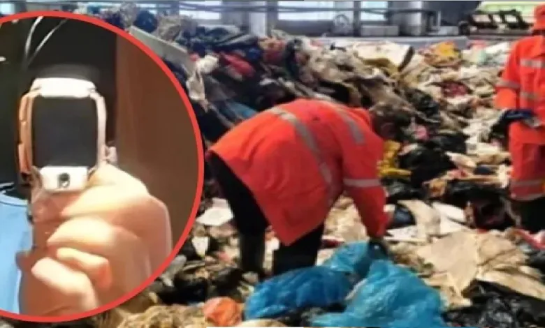 جدل في الصين بعد إجبار عاملين على نبش نفايات بحثاً عن ساعة