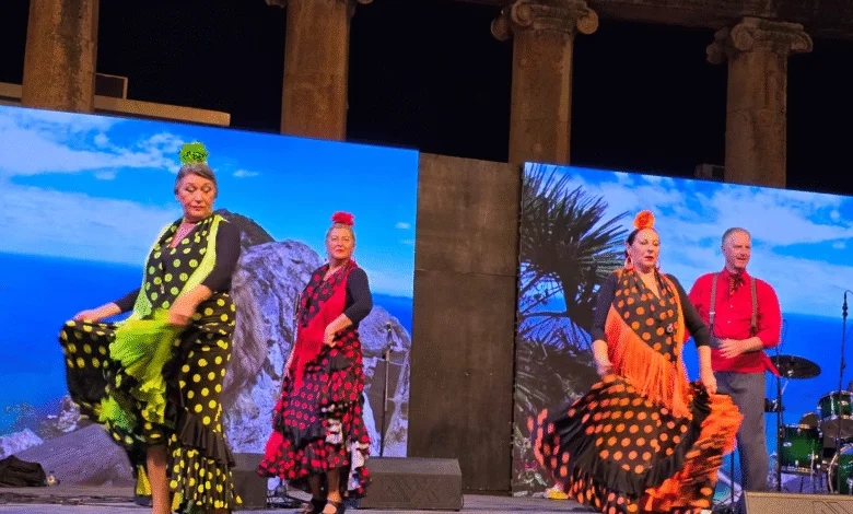 مسرح الساحة الرئيسية في جرش يتزين بالأصالة والتراث واختلاف الثقافات