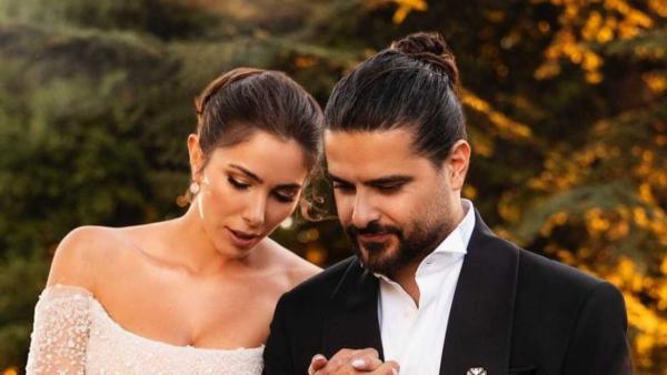 ناصيف زيتون ودانيلا رحمة بانتظار مولودهما الأول إلياس