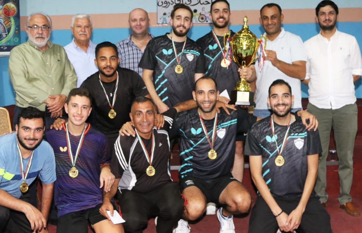 النادي الأرثوذكسي يظفر بلقب كأس الأردن لكرة الطاولة