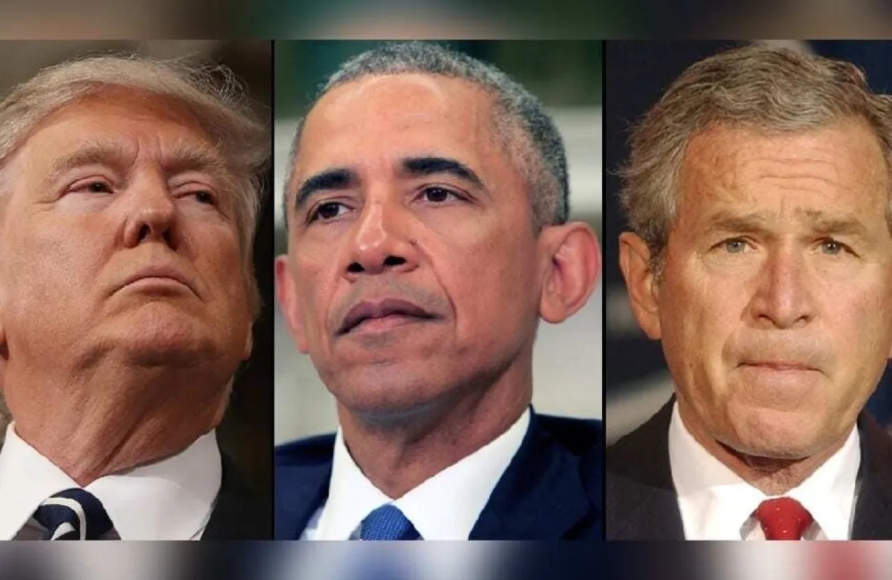 ترمب يتخذ قرارا مثيرا للجدل تجاه صور أوباما وبوش الأب والابن في البيت الأبيض