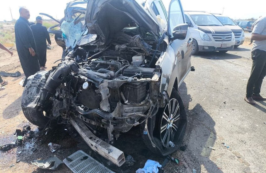 العراق.. حادث مروع على طريق الديوانية يسفر عن مصرع وإصابة 22 شخصا (صور)