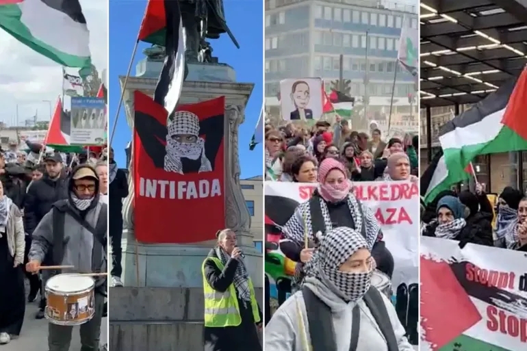 أوروبا تتظاهر بـ42 ألف فعالية ضد العدوان الإسرائيلي على غزة