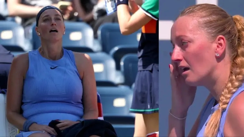 بعد الهجوم عليها بسكين.. نجمة التنس الحسناء تبكي وتعلن اعتزالها