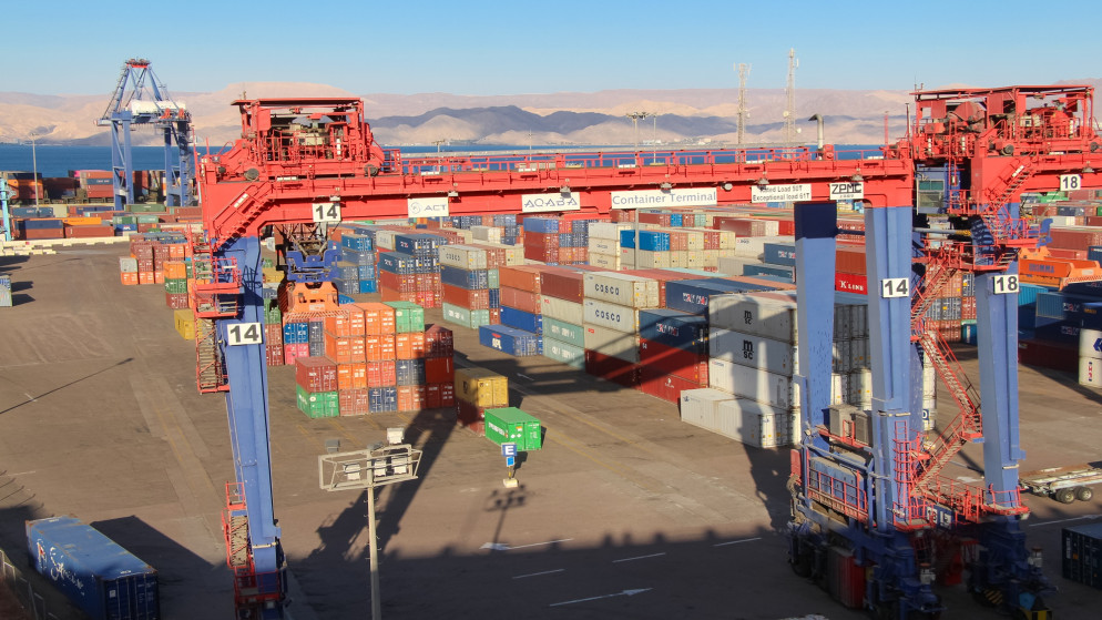 نقابة الملاحة: ارتفاع عدد حاويات البضائع الواردة عبر ميناء العقبة 26 في تموز