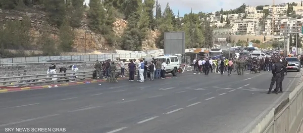 شاهد فيديو جديد لفزع الاسرائيليين اثناء اطلاق النار في القدس