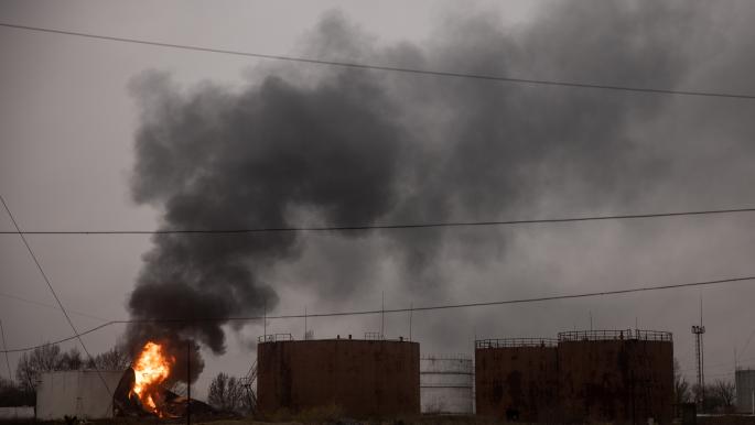 حريق في مصفاة نفط روسية إثر هجوم بمسيّرات