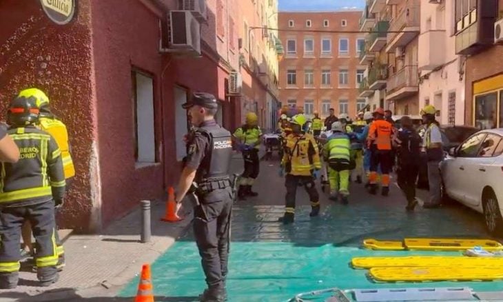 انفجار حانة يتسبب بإصابة العشرات في مدريد