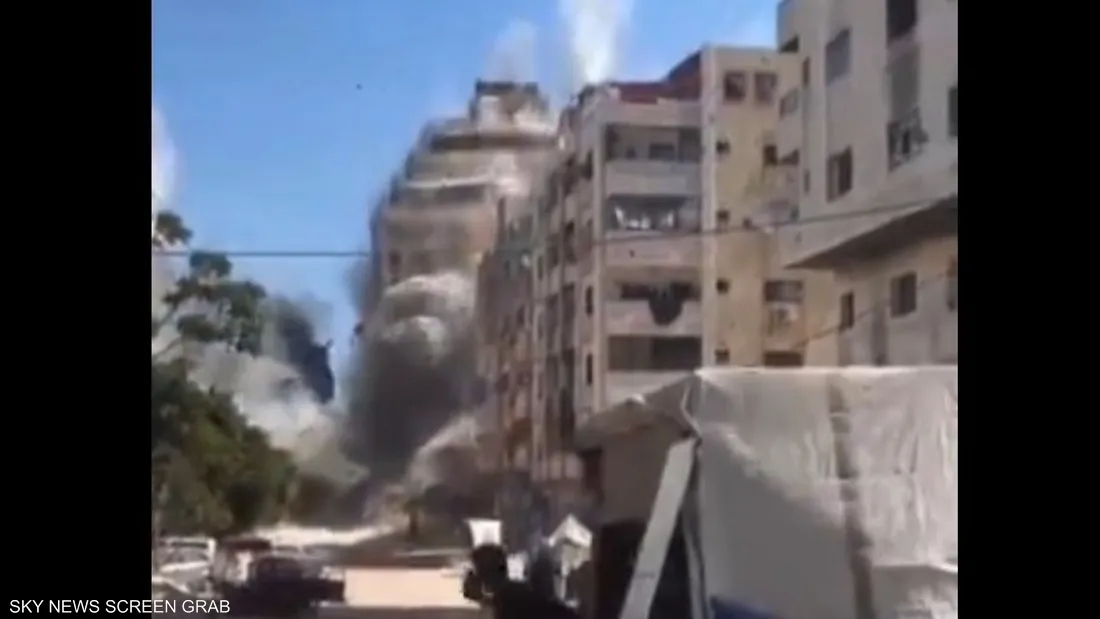 كاتس يسخر من تدمير أبراج غزة