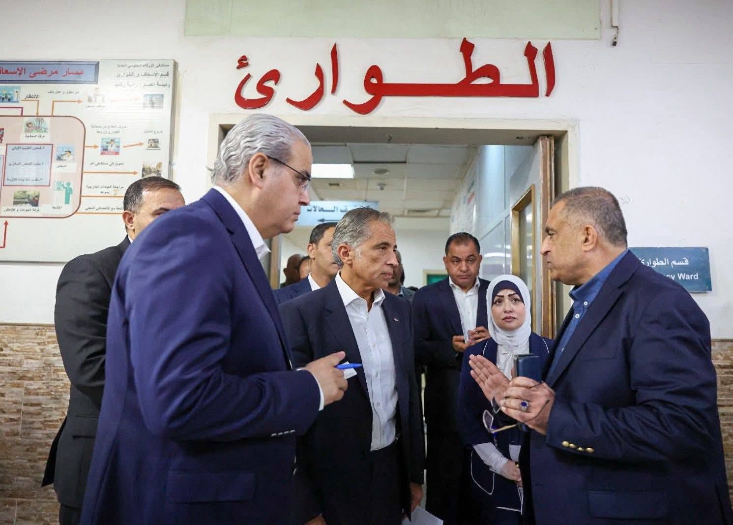 حسان في مستشفى الزرقاء الحكومي وتوصيات بالأسرَة