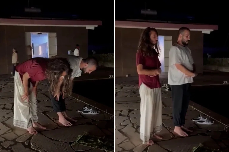 ناشط إيطالي يؤدي أول صلاة في حياته متأثرا بالأذان في أسطول الصمود