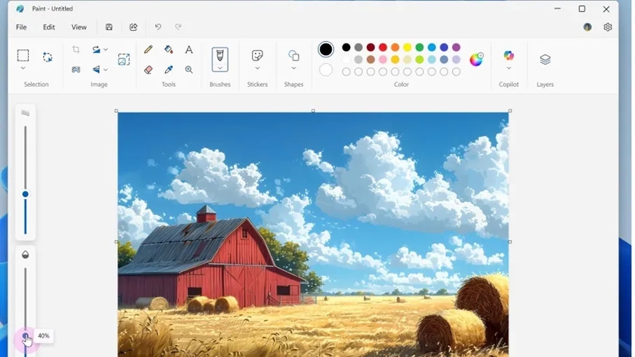 مايكروسوفت تطلق أكبر تحديث لبرنامج الرسام منذ سنوات