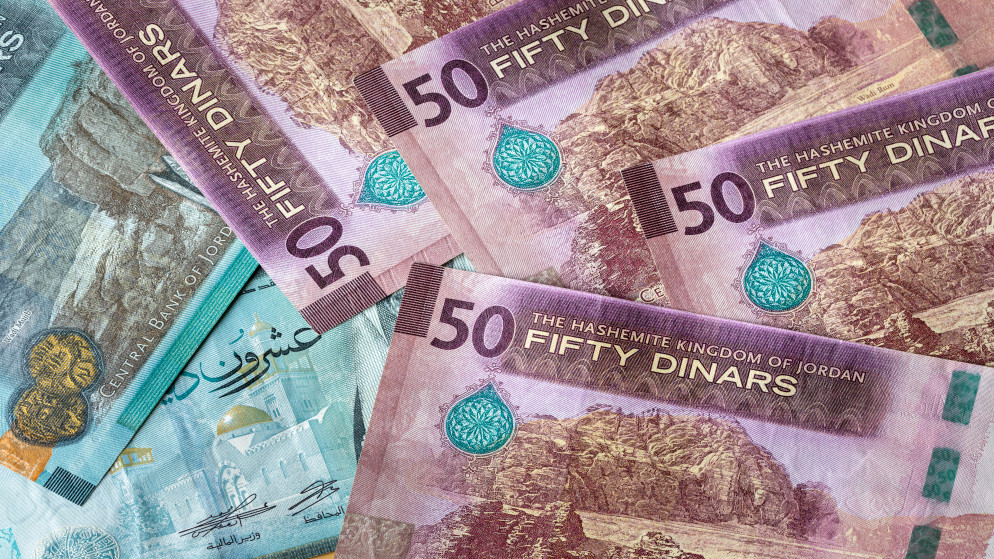 46.5 مليار دينار الودائع بالقطاع المصرفي الأردني و5 نسبة التعثر بسداد القروض
