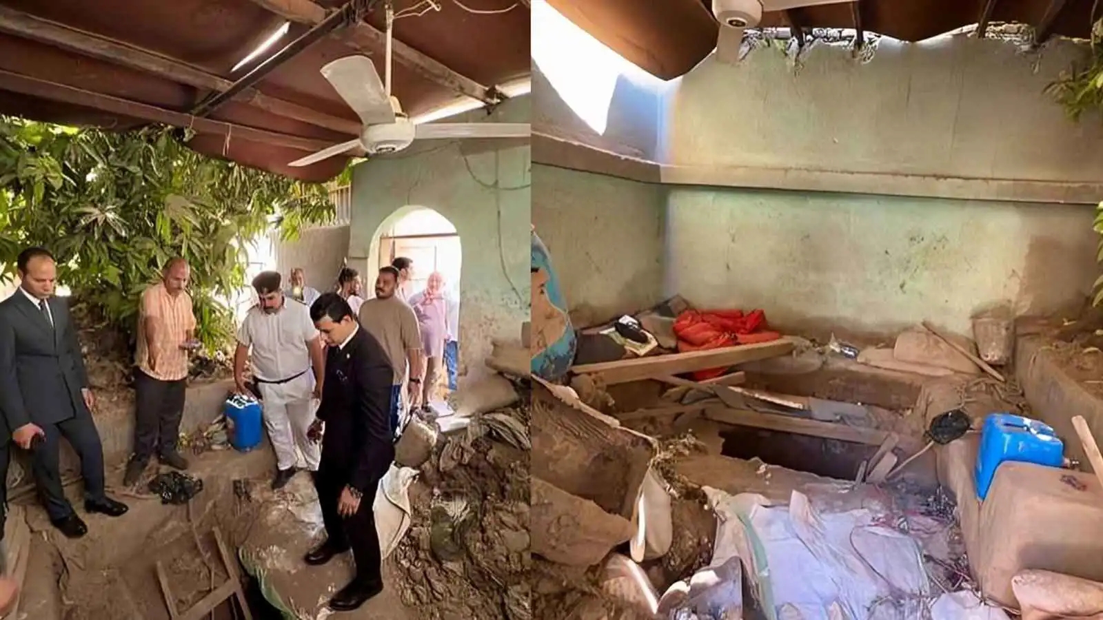 للتنقيب عن آثار.. اكتشاف حفرة عميقة داخل أحد مكاتب الصحة في مصر