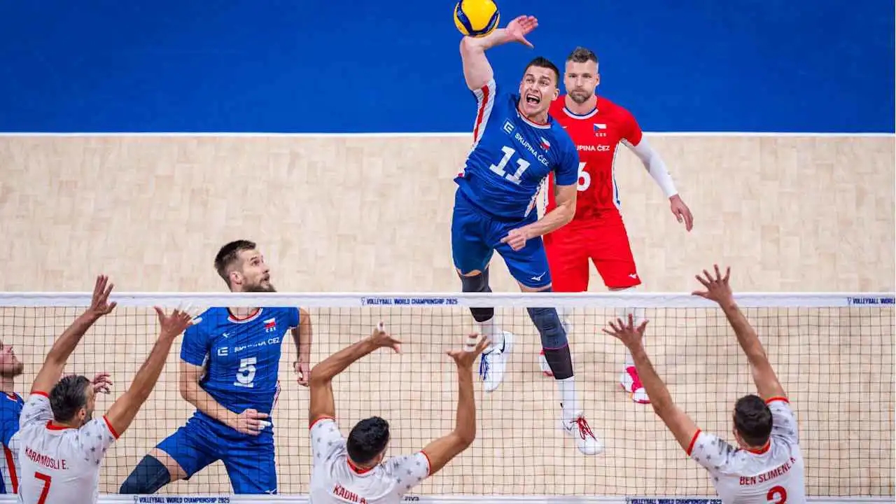 التشيك تنهي مغامرة تونس في بطولة العالم للكرة الطائرة 2025