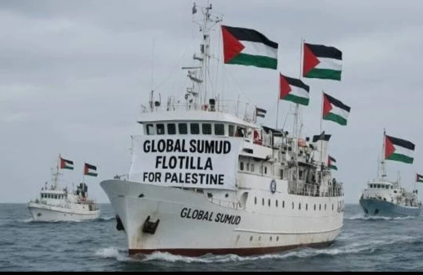 أسطول الصمود يقترب من منطقة الاعتراض الإسرائيلية وسط تأهب تل أبيب