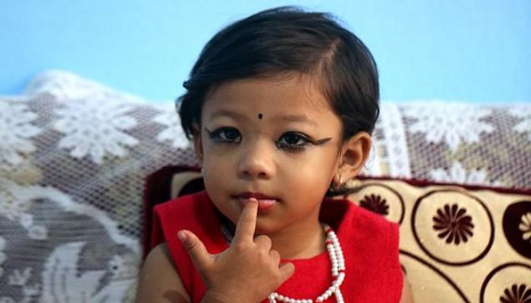 نيبال.. اختيار الطفلة «آرياتارا كوماري» لتصبح «إلهة حية»