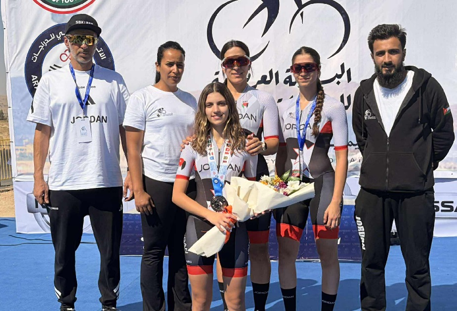 فضية للأردن بالبطولة العربية للدراجات