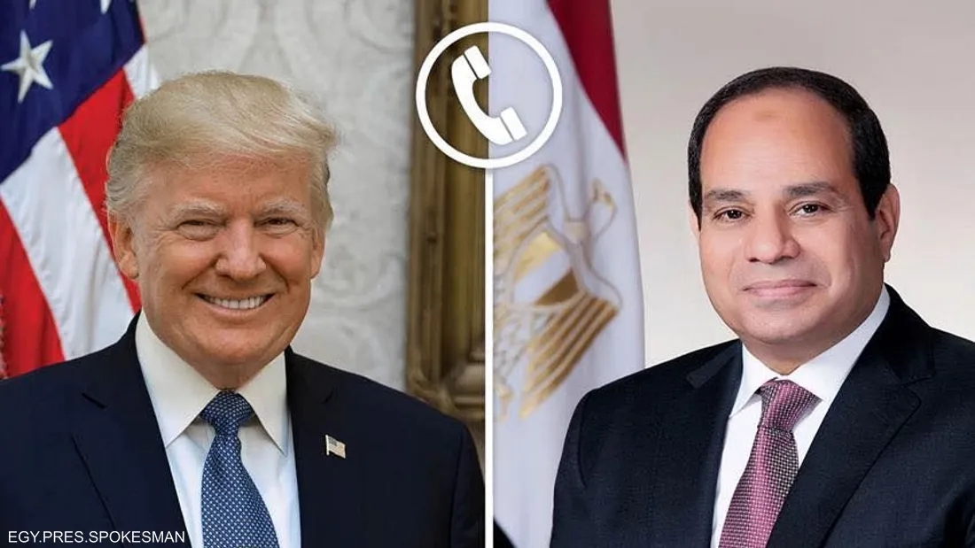 ترامب يرحب بزيارة مصر.. والسيسي: تستحق نوبل للسلام