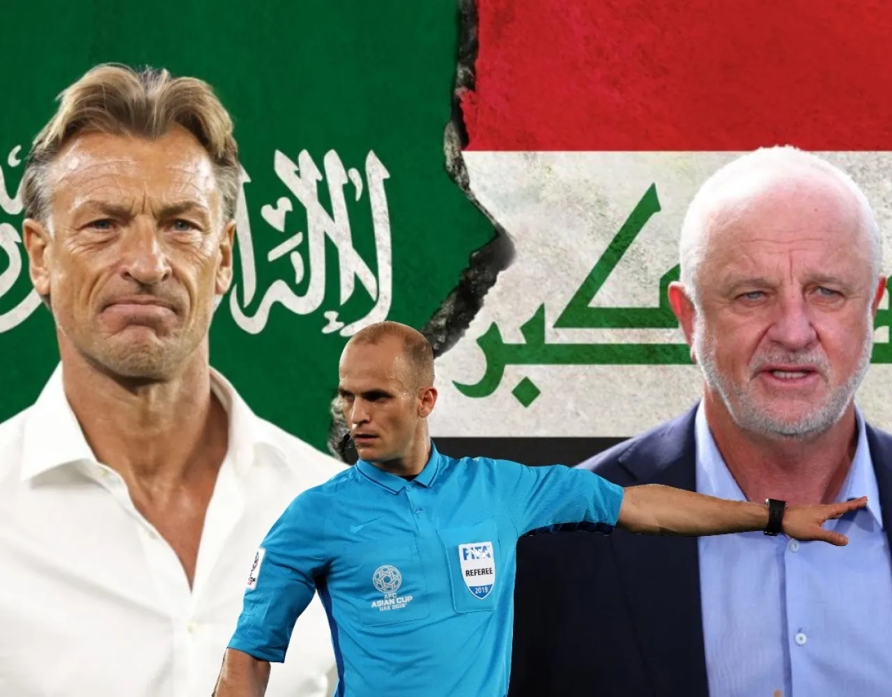 (ملحمة كروية) عراقية سعودية بقيادة أردنية