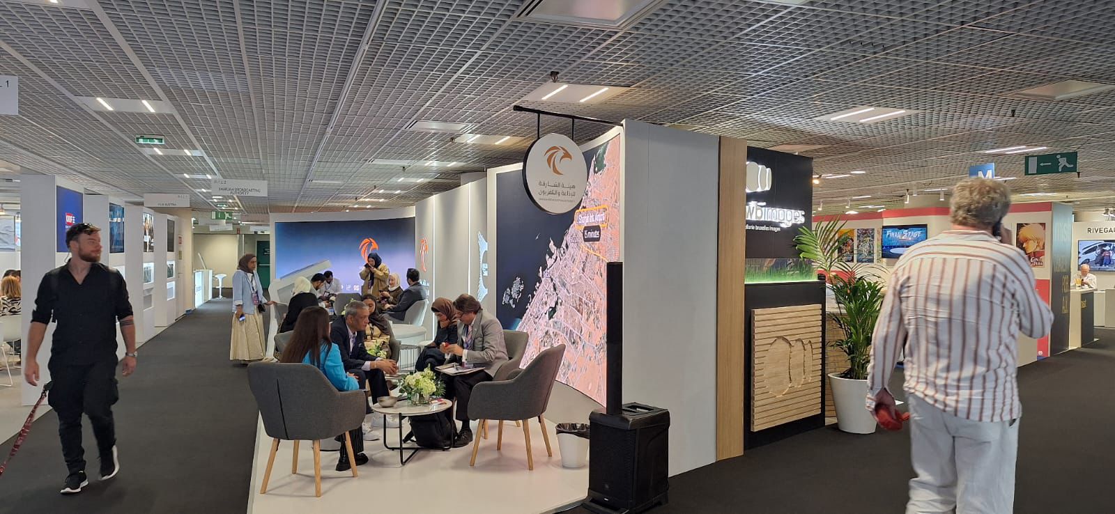 الاجنحة العربية تحتل موقعها البارز في ميب كوم