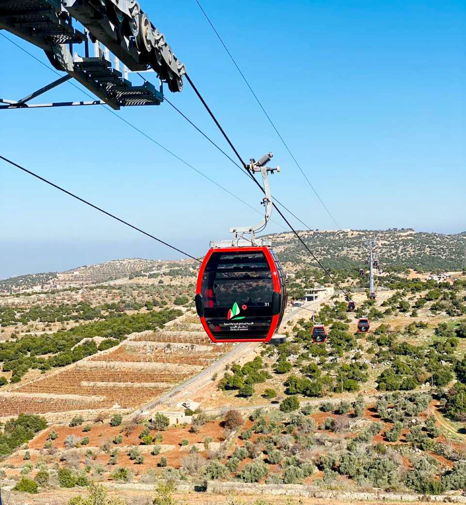 مليون زائر لتلفريك عجلون منذ انطلاقته