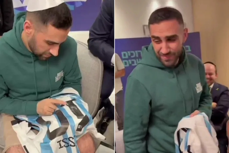 حقيقة إهداء ميسي قميصه لأسيرين إسرائيليين أُفرج عنهما من غزة