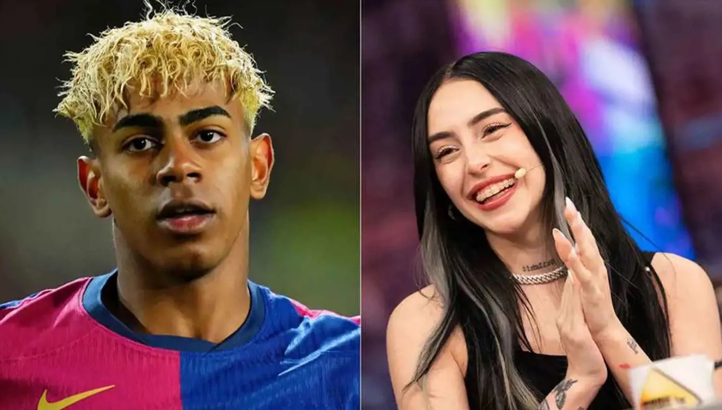 نيكي نيكول تخطف الأنظار في فوز برشلونة الساحق.. وهذا ما فعله لامين يامال