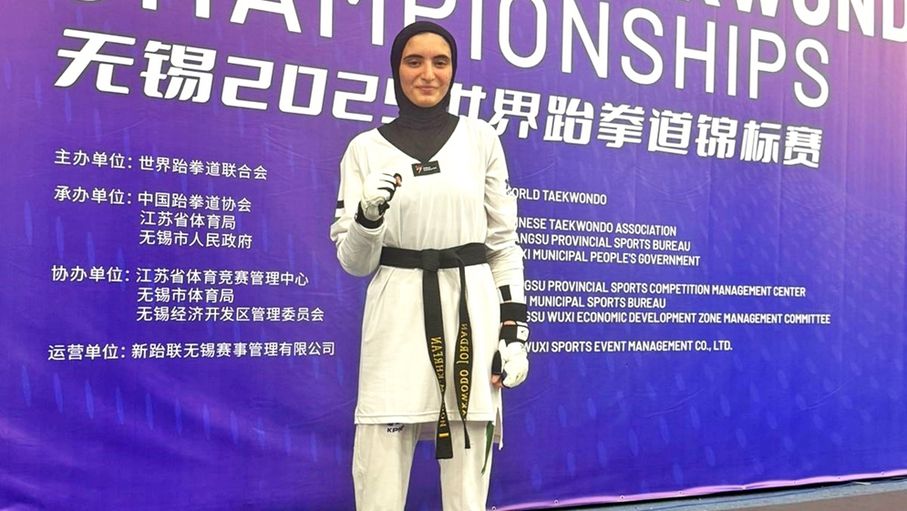 خرفان تنال برونزية بطولة العالم للتايكواندو