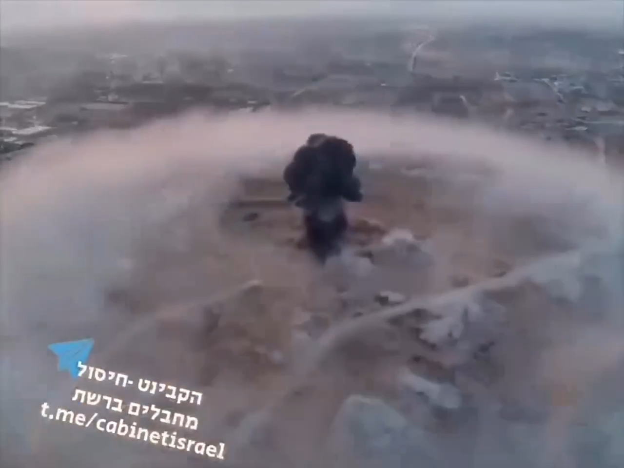 انفجار أشبه بالنووي في قطاع غزة