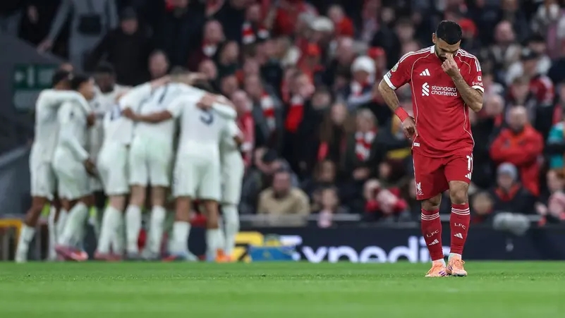 لاعبو ليفربول يفسدون احتفال صلاح بليلته التاريخية