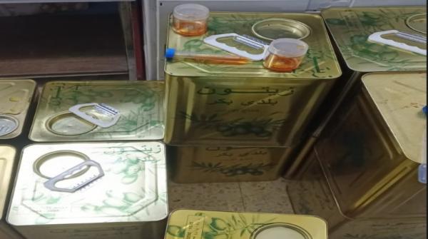 ضبط 13 تنكة زيت زيتون مغشوش في جرش