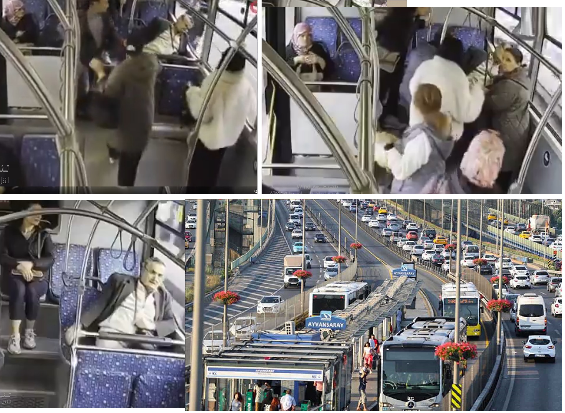 لحظة بطولية.. سائق حافلة ينقذ راكباً مسناً فقد وعيه (فيديو)