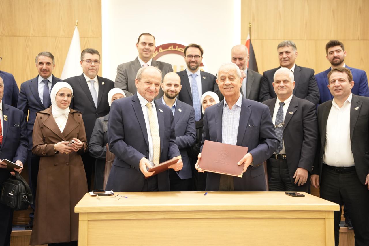 توقيع اتفاقية توأمة بين صناعة عمان وصناعة دمشق وريفها