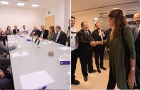 الأميرة دينا مرعد تزور مستشفى المدائن وتشيد بجهود االكادر الطبي والتمريضي