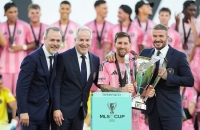 لأول مرة في التاريخ.. أول تعليق من ميسي بعد فوز إنتر ميامي بكأس الدوري الأمريكي (فيديو)