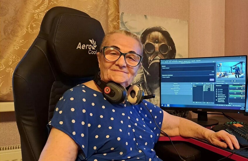 متقاعدة عمرها 77 سنة تحصد جائزة مميزة في مجال ألعاب الفيديو الإلكترونية!
