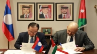 الأردن وجمهورية لاو الديمقراطية الشعبية يوقعان بيان لإقامة علاقات دبلوماسية