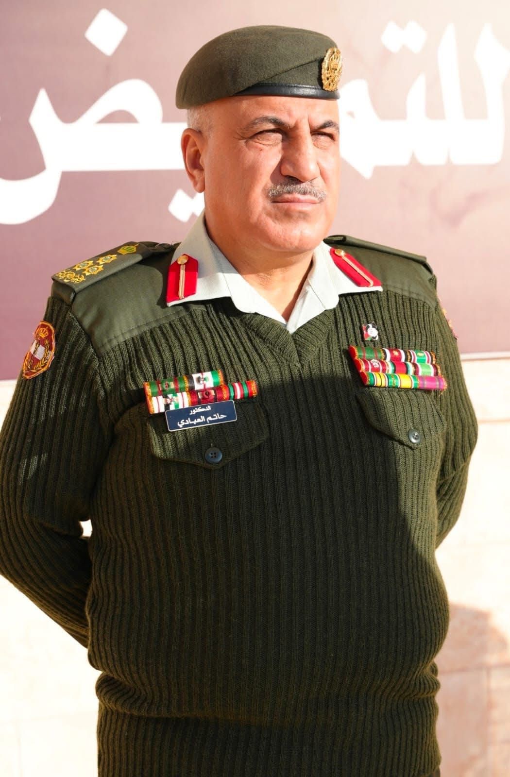 العميد حاتم العبادي مساعدا لمدير الخدمات الطبية الف مبارك